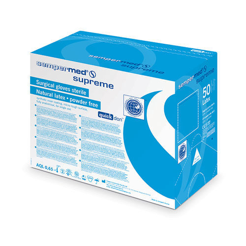 Guanto in lattice - supreme - Sempermed Industrial - per chirurgia / senza polvere / sterile