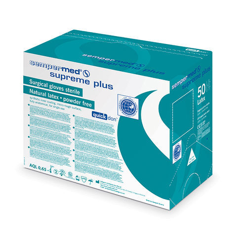 Guanto in lattice - supreme plus - Sempermed Industrial - per chirurgia / senza polvere / sterile