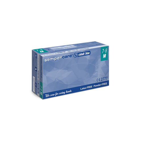 Guanto in nitrile - cobalt blue - Sempermed Industrial - senza lattice / da esame / senza polvere