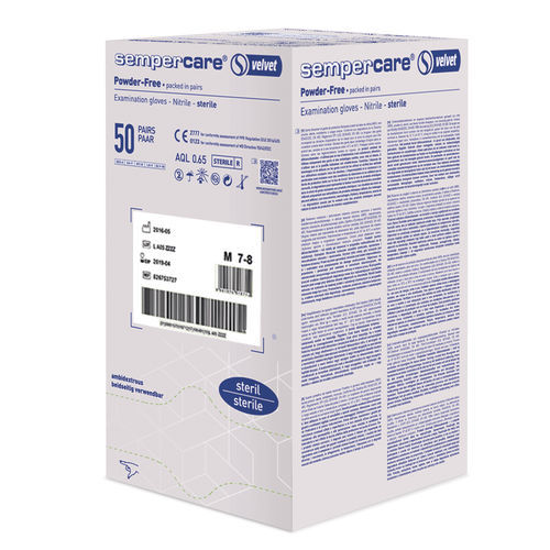 Guanto in nitrile - velvet  - Sempermed Industrial - senza lattice / da esame / senza polvere