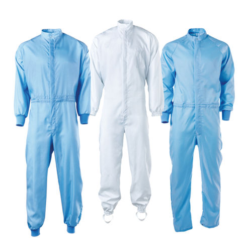 Tuta protettiva unisex - 01  - Dastex - bianca / blu