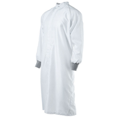Camice ospedaliero unisex - 02ESD1 - Dastex - antistatico / bianco / blu