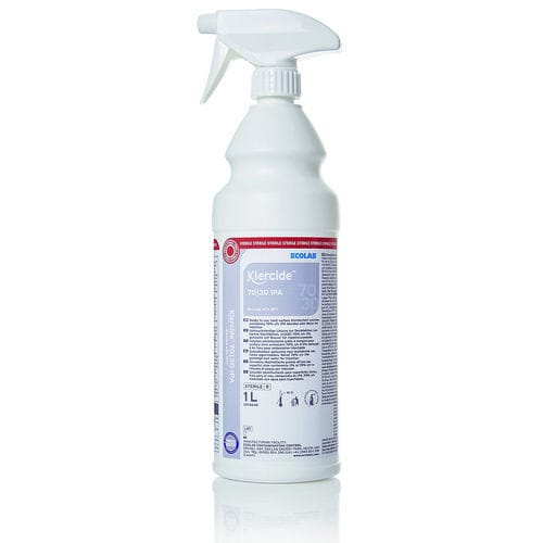 Disinfettante per dispositivi medici - Klercide™ 70 IPA - Dastex - per banchi da laboratorio / per pavimenti e altre superfici / liquido