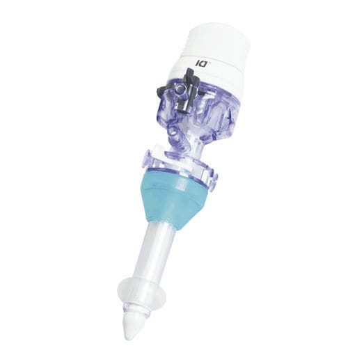 Trocar per laparascopia - 101Y.G02D - Hangzhou Kangji Medical Instruments - con punta arrotondata / con connettore per insufflazione / con palloncino