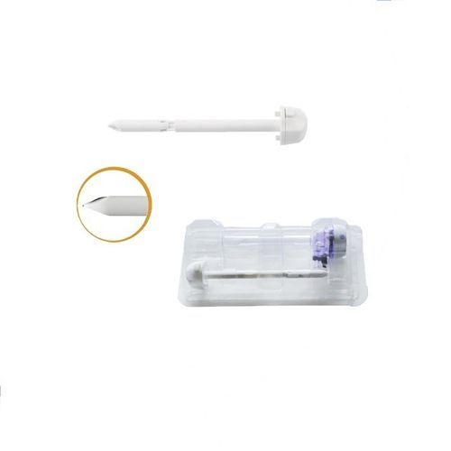 Trocar per laparascopia - 101Y.40 series - Hangzhou Kangji Medical Instruments - a lama protetta