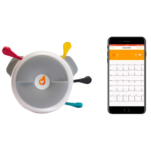 Elettrocardiografo per smartphone - D-HEART - D-Heart - da riposo / 12 canali / 6 canali