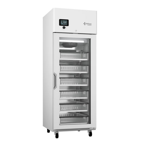 Frigorifero per banca del sangue - BBMD 65G - Infrico - per struttura sanitaria / ad armadio / con rotelle