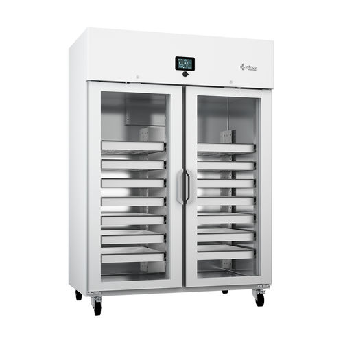 Frigorifero per farmacie - PTR130IG - Infrico - ad armadio / 2 porte / con porta in vetro