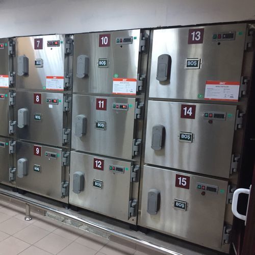 Cella mortuaria 12 salme - DP123 - BNT - a carico frontale / mobile / refrigerata