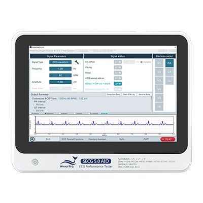 Tester per dispositivi medici - SECG 5.0 AIO - WhaleTeq Co., Ltd - O2 / di segnale / multiparametrico