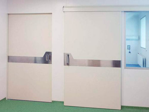 Porta per ospedale - Standard - LeoCon Group - per struttura sanitaria / per camera bianca / scorrevole