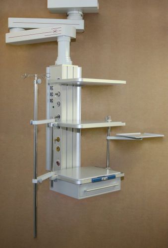 Braccio di distribuzione a soffitto - M-GL - LeoCon Group - per terapia intensiva / semplice / fisso