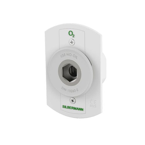 Presa DIN - 37 series - Silbermann Technologies - per gas medicali