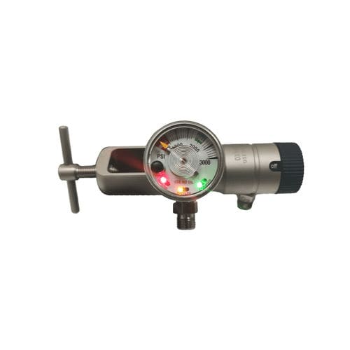 Regolatore di pressione di ossigeno - Silbermann Technologies - per bombole di ossigeno / medico / a presa