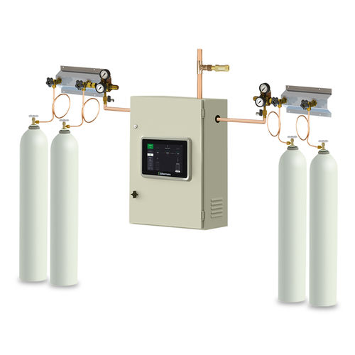 Collettore per gas medicali - Mazor-AU - Silbermann Technologies - automatico / di alimentazione / di inversione