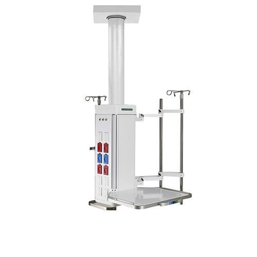 Braccio di distribuzione a soffitto - OSA 8004200B - Silbermann Technologies - per terapia intensiva / per terapia intensiva / modulare