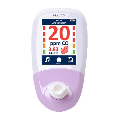 Analizzatore respiratorio CO - Micro+ ™ baby  - coVita - per fumatrici in gravidanza / elettronico / portatile