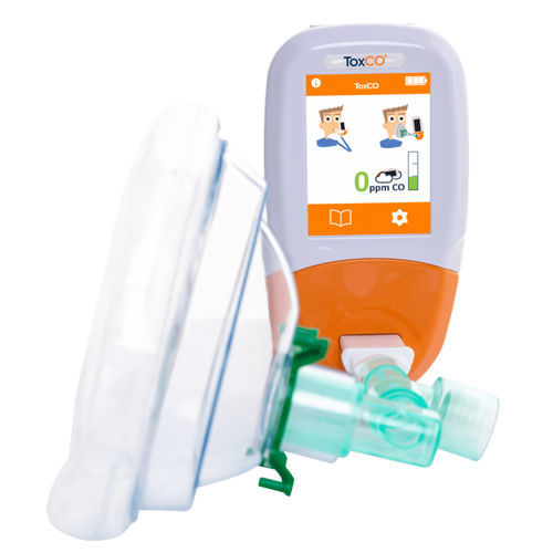 Analizzatore respiratorio CO - ToxCO® - coVita - portatile / digitale / con touch screen