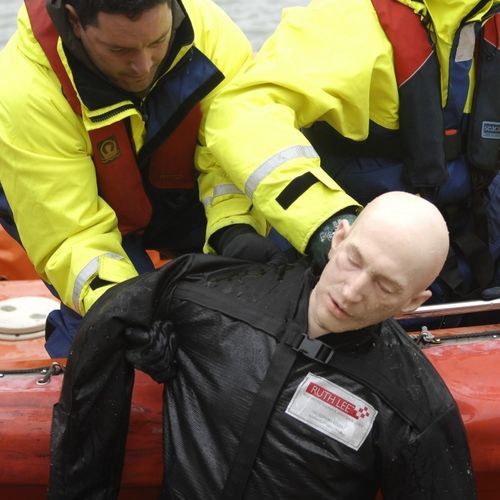 Manichino didattico per interventi di emergenza - RLNAWR	 - Ruth Lee - per gestione delle vie aeree / per esercitazioni di soccorso in mare / maschile