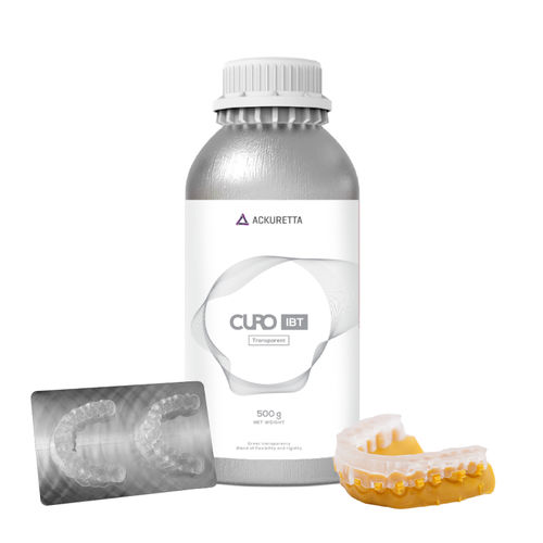 Materiale odontoiatrico in resina - CURO IBT - Ackuretta Technologies LLC - per ricostruzione dentale / per stampa 3D / di modelizzazione
