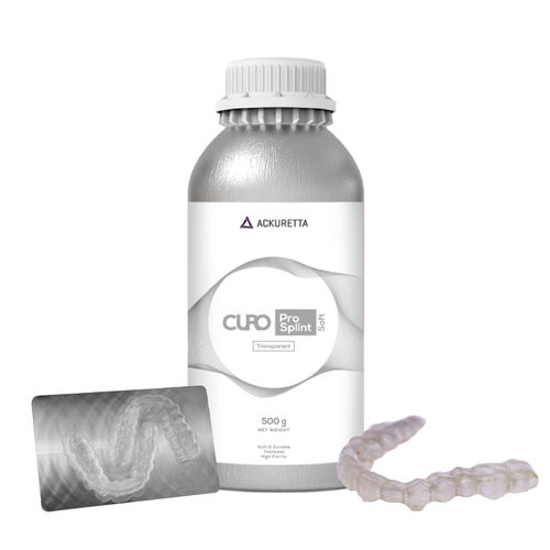Materiale odontoiatrico in resina - CURO ProSplint - Ackuretta Technologies LLC - per ricostruzione dentale / per ferule terapeutiche / liquido