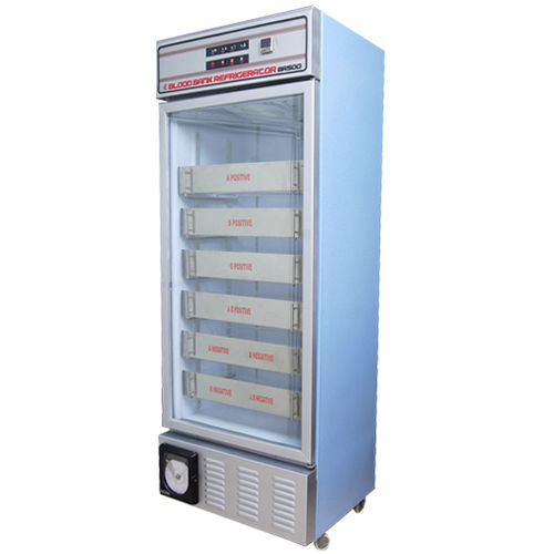 Frigorifero per banca del sangue - BR 500 - Hi Tech Instruments - ad armadio / 1 porta / con porta in vetro
