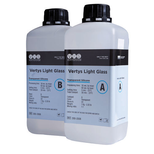 Materiale odontoiatrico in silicone - Light Glass - Vertysystem - A.Gree SRL - per ricostruzione dentale