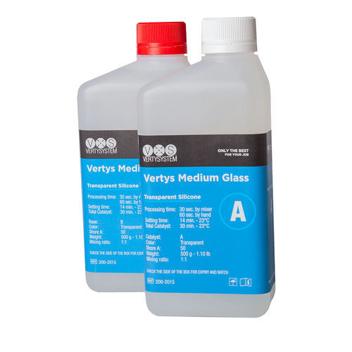 Materiale odontoiatrico in silicone - Medium Glass - Vertysystem - A.Gree SRL - per ricostruzione dentale
