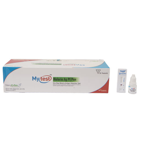 Kit di test della malaria - Mytest - Biofootprints Healthcare Pvt Ltd - di latticodeidrogenasi / di Plasmodium / di sangue