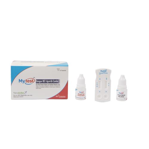 Kit di test della febbre dengue - Mytest - Biofootprints Healthcare Pvt Ltd - per anticorpi / per antigeni / d'IgG
