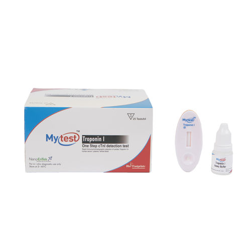 Kit di test per malattie cardiovascolari - Mytest - Biofootprints Healthcare Pvt Ltd - cTnI / di sangue / al plasma