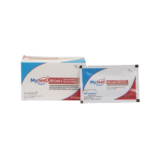 Kit di test antidroga - Mytest - Biofootprints Healthcare Pvt Ltd - per metanfetamina / per morfina / per cocaina