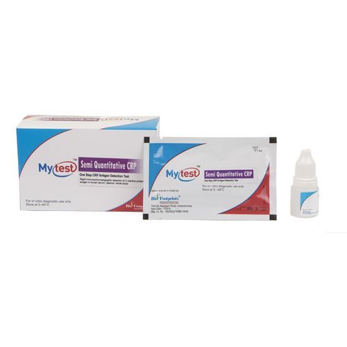Kit di test di CRP - Mytest - Biofootprints Healthcare Pvt Ltd - per malattie infettive / per antigeni / di sangue
