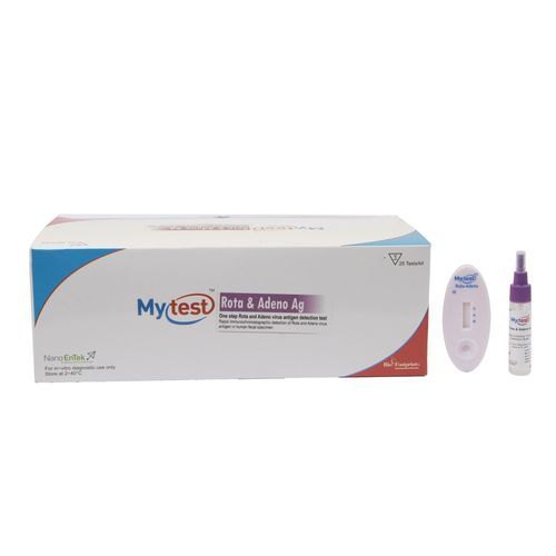 Kit di test del rotavirus - Mytest - Biofootprints Healthcare Pvt Ltd - per malattie gastrointestinali / per antigeni / dell'adenovirus
