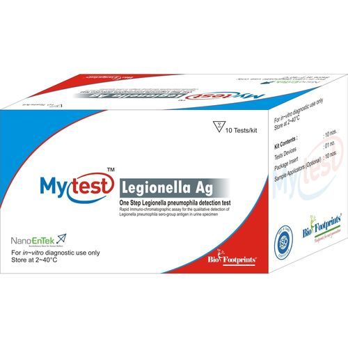 Kit di test della Legionella pneumophila - Mytest - Biofootprints Healthcare Pvt Ltd - per malattie respiratorie / di urina / immunocromatografico