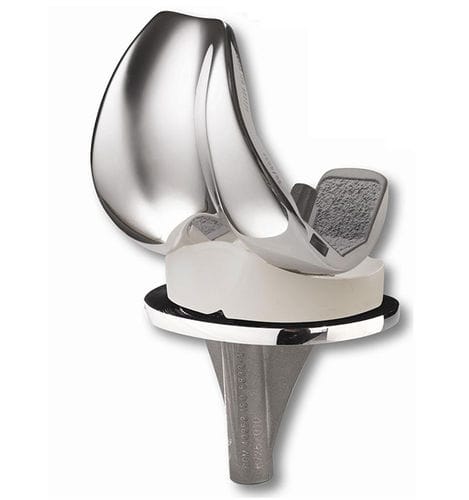 Protesi di ginocchio tricompartimentale - SKS® EVO - Aston Medical - a piatto mobile / cementata o non cementata