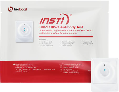 Test rapido dell'AIDS - INSTI®  - bioLytical - d'IgG / di IgM / dell'HIV
