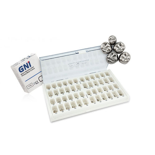 Corona dentale in acciaio inossidabile - Pedo - GNI Co.,Ltd - molari