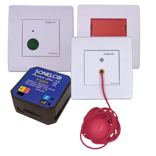Sistema di chiamata infermiera per WC - PH6081 - Sonelco - da bagno / medico / con rilevazione automatica