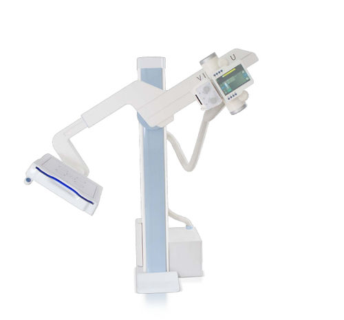 Sistema di radiografia digitale - VISION U - Visaris - per radiografia multidisciplinare / senza tavolo / con braccio portatubo rotante