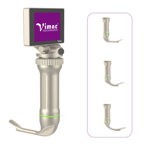 Videolaringoscopio pediatrico - VM1101R-TM03 - Vimac - con video monitor integrato / con lama