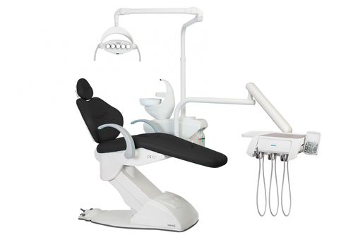 Riunito odontoiatrico con portastrumenti - S 500 F - SAEVO - con illuminazione
