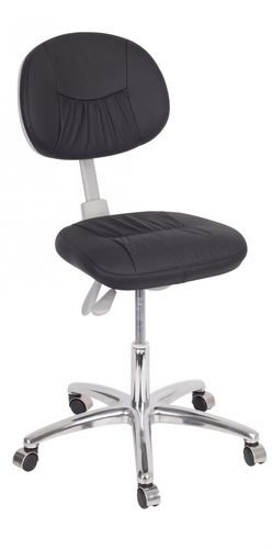 Sgabello per studio odontoiatrico - PREMIUM - SAEVO - ad altezza regolabile / con schienale / con rotelle