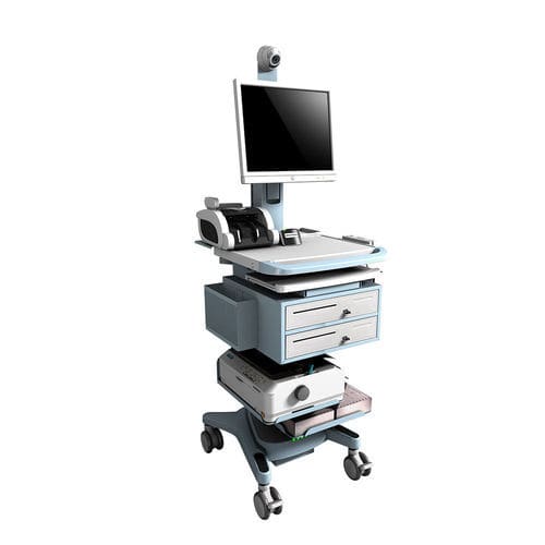 Carrello informatico medico - FG-H-07 - Fangge Medical - mobile / con cassetti