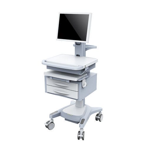 Carrello informatico mobile - FG-H-09 - Fangge Medical - ad altezza regolabile / sicuro / modulare