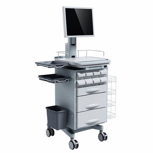 Carrello informatico di distribuzione di farmaci - FG-H-11 - Fangge Medical - con cassetti / sicuro / wireless