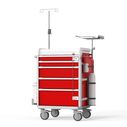 Carrello medico - FG-A-08 - Fangge Medical - di emergenza / per strumenti / per defibrillatore