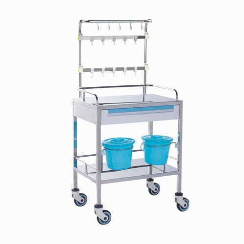 Carrello medico - B07S - Fangge Medical - per pompe di perfusione / per procedura endovenosa / portarifiuti