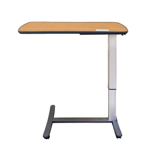 Tavolino servitore ad altezza regolabile - E13-A - Fangge Medical - con rotelle / ad azionamento pneumatico