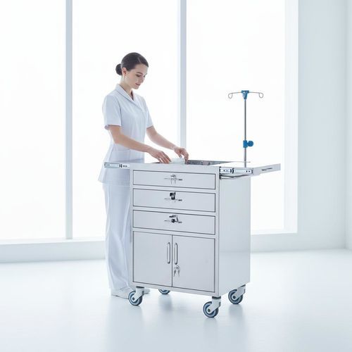 Carrello di emergenza - B17 - Fangge Medical - per terapia intensiva / ospedaliero / per sala operatoria